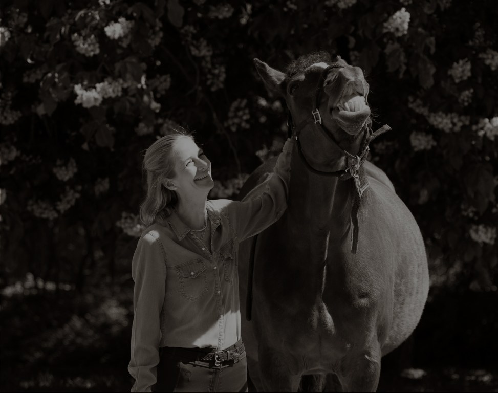 Nina Deutschmann mit Pferd
